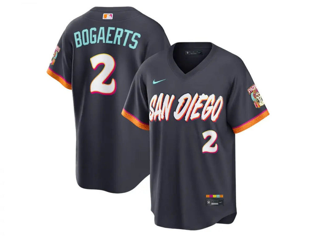 San Diego Padres #2 Xander Bogaerts 2026 City Connect Limited Jersey - Obsidian by My Store