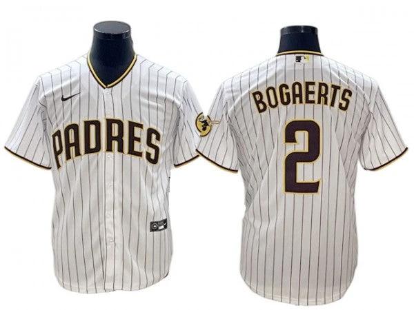 San Diego Padres #2 Xander Bogaerts White Home Cool Base Jersey by My Store