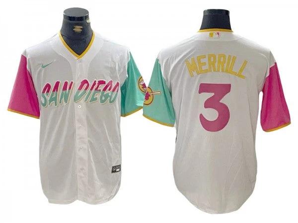 San Diego Padres #3 Jackson Merrill City Connect Limited Player Jersey by My Store
