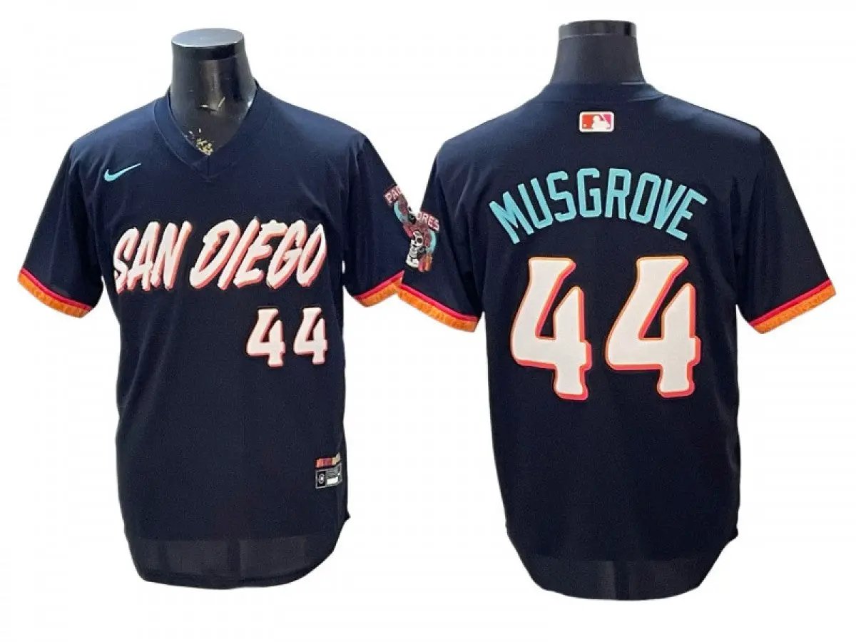 San Diego Padres #44 Joe Musgrove 2026 City Connect Limited Jersey - Obsidian by My Store