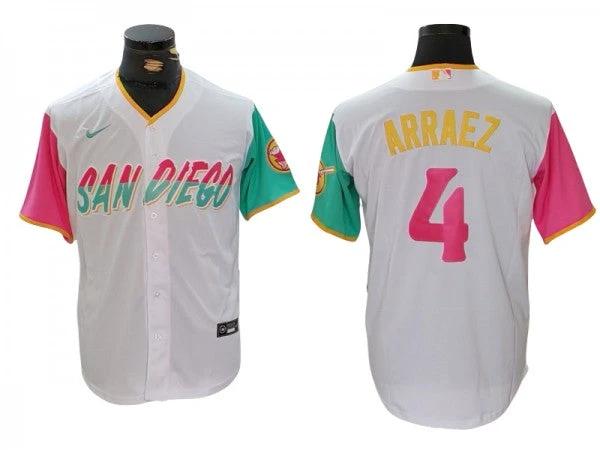 San Diego Padres #4 Luis Arraez City Connect Limited Player Jersey by My Store