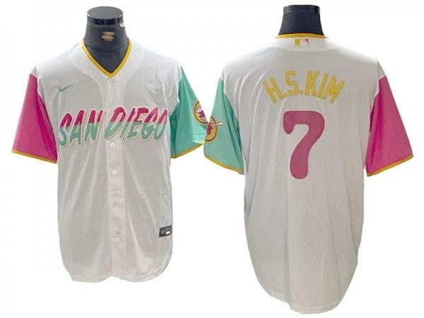 San Diego Padres #7 Ha-Seong Kim City Connect Limited Player Jersey by My Store
