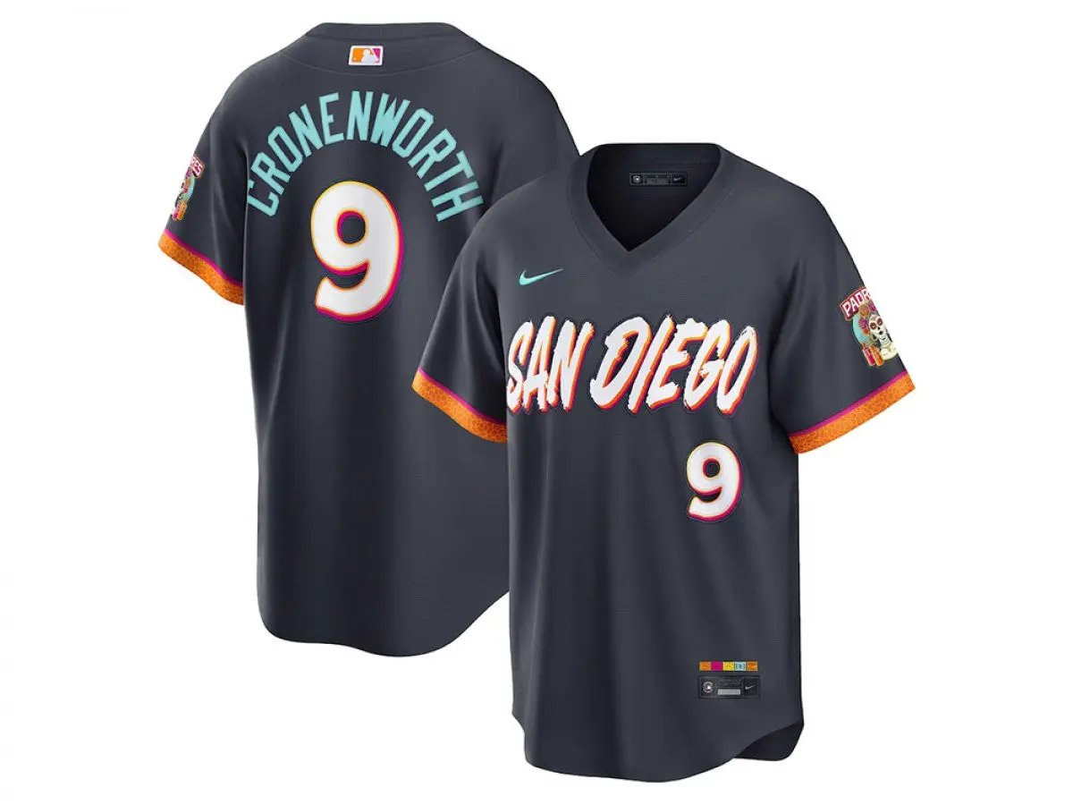 San Diego Padres #9 Jake Cronenworth 2026 City Connect Limited Jersey - Obsidian by My Store