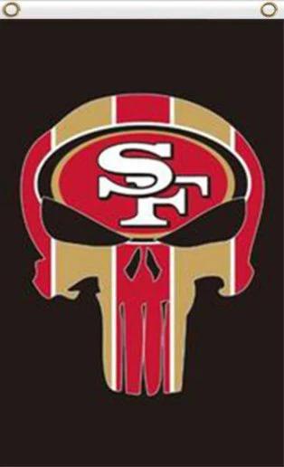 San Francisco 49ers Digital Flag 3X5 Ft Polyester Banner USA 90x150cm by flagsjustdoit