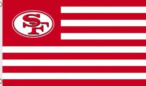 San Francisco 49ers Flag 3X5 Ft Polyester Banner USA 90x150cm by flagsjustdoit