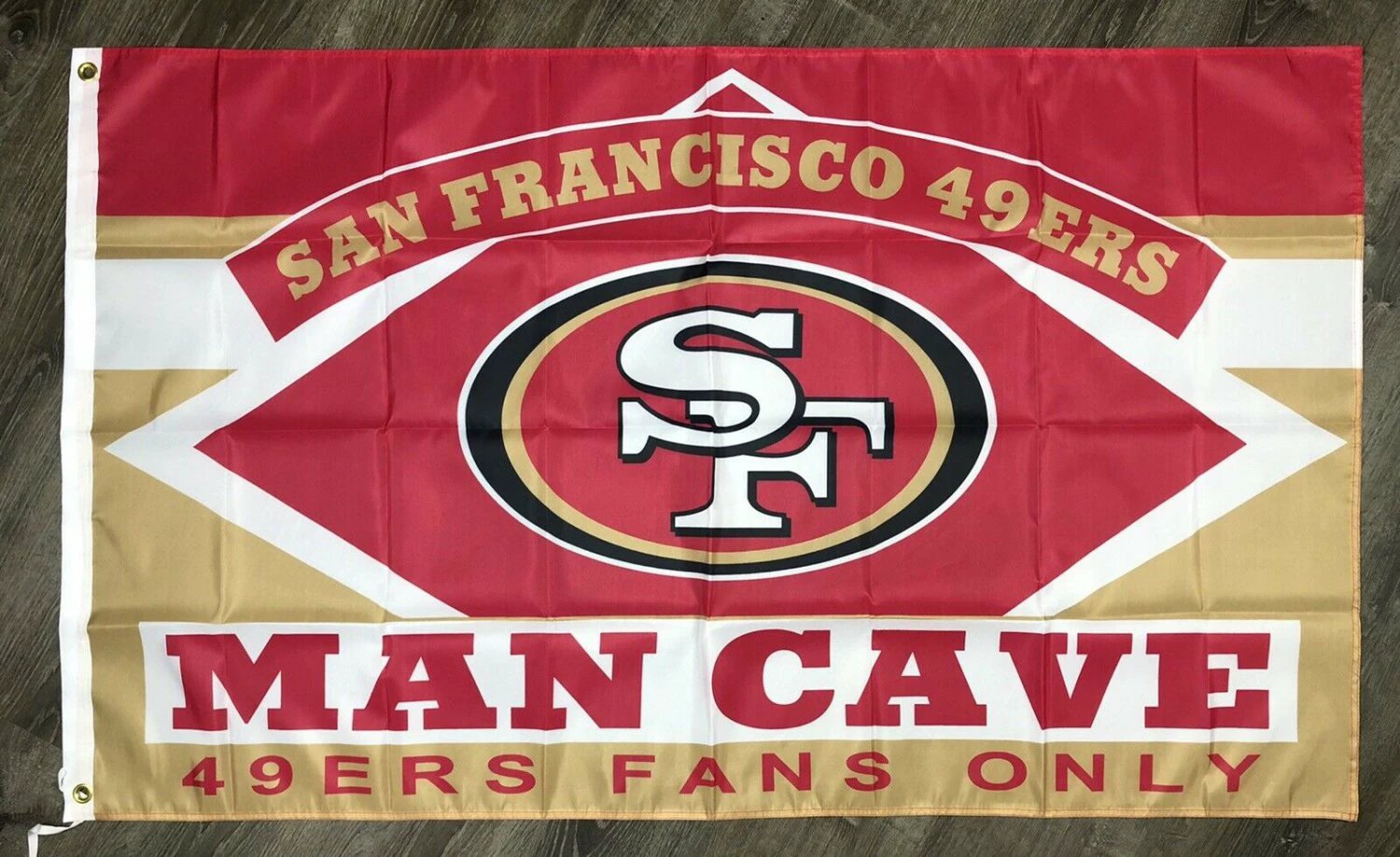 San Francisco 49ers Man-Cave Football Flag 3x5 ft Football Sports Banner New by flagsjustdoit