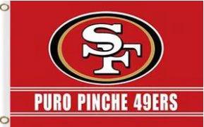 San Francisco 49ers Puro Pinche Flag 3X5 Ft Polyester Banner USA 90x150cm by flagsjustdoit