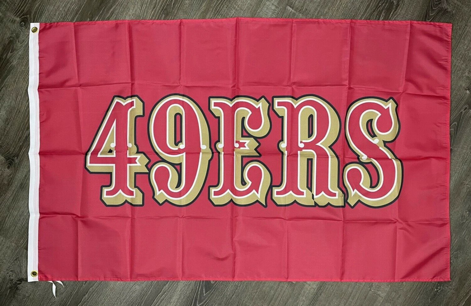 San Francisco 49ers Retro Flag 3x5 ft Sports Red Banner Man-Cave Garage Bar by flagsjustdoit