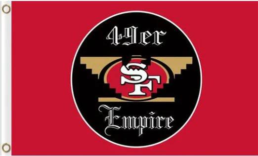 San Francisco 49ers Sport Flag 3X5 Ft Polyester Banner USA 90x150cm by flagsjustdoit