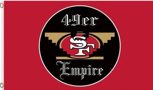 San Francisco 49ers Team Flag 3X5 Ft Polyester Banner USA 90x150cm by flagsjustdoit