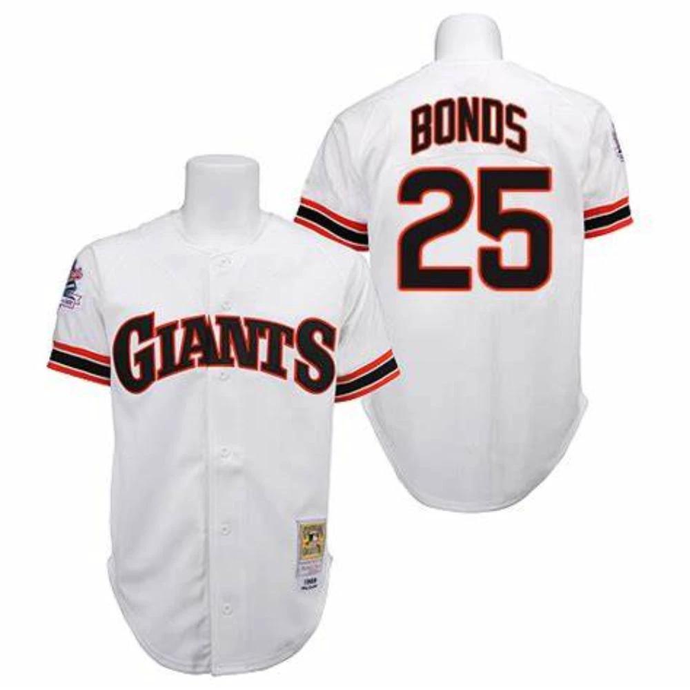 San Francisco Giants Barry Bonds White 1989 Throwback Jersey by My Store
