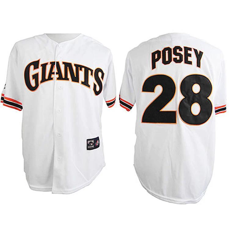 San Francisco Giants Buster Posey White 1989 Throwback Jersey by My Store