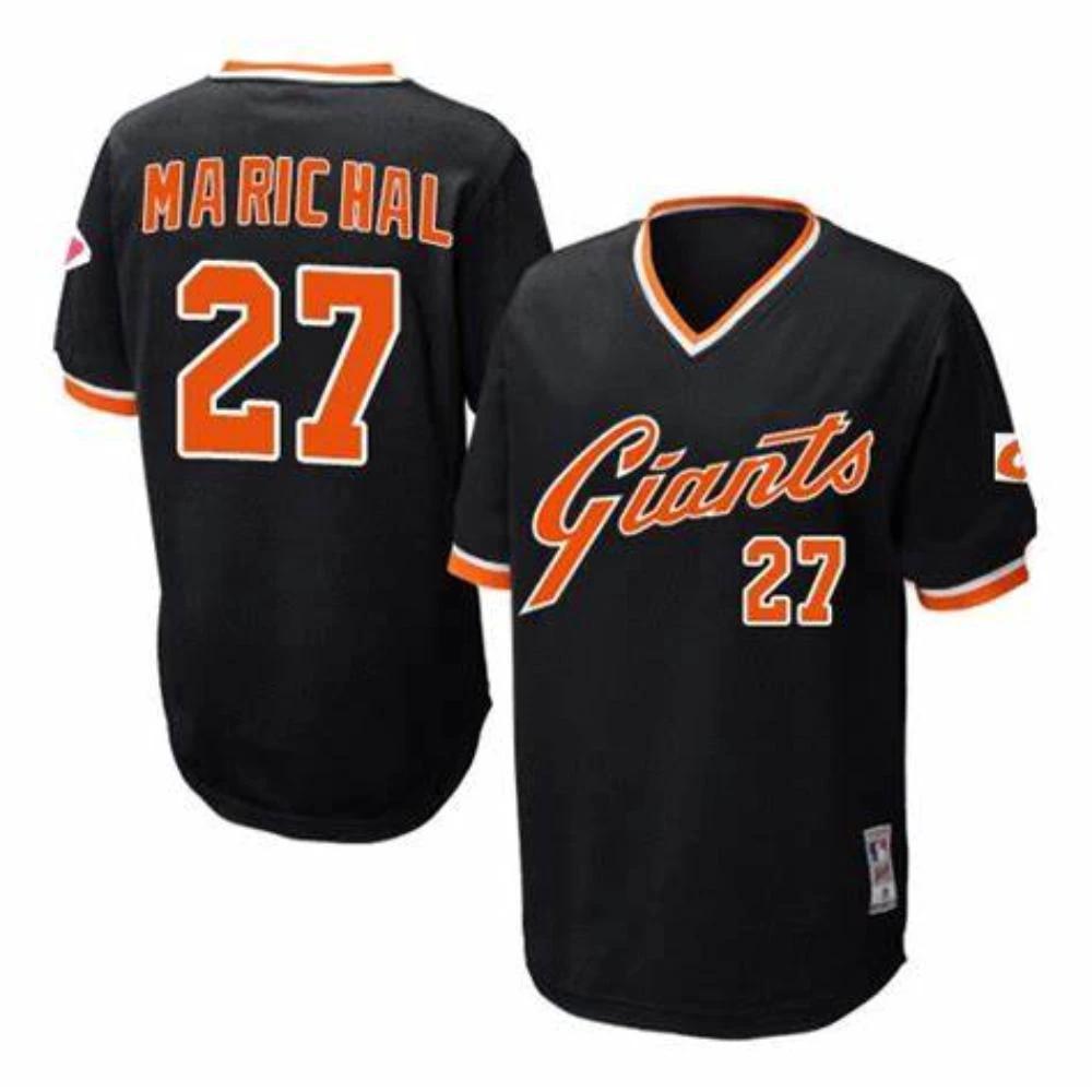San Francisco Giants Juan Marichal Black Throwback Pullover Jersey by My Store