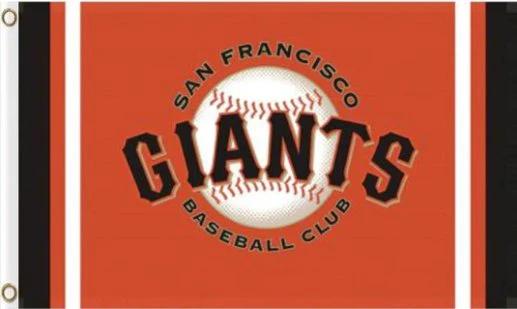 San Francisco Giants Logo Flag 3X5Ft Banner USA Polyester with Brass Grommets by flagsjustdoit