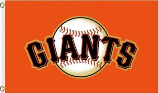 San Francisco Giants Orange US Flag 3X5Ft Banner USA Polyester with Brass Grommets by flagsjustdoit