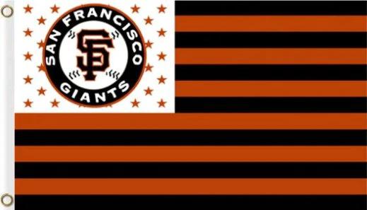 San Francisco Giants Sports Man Flag 3X5Ft Banner USA Polyester with Brass Grommets by flagsjustdoit