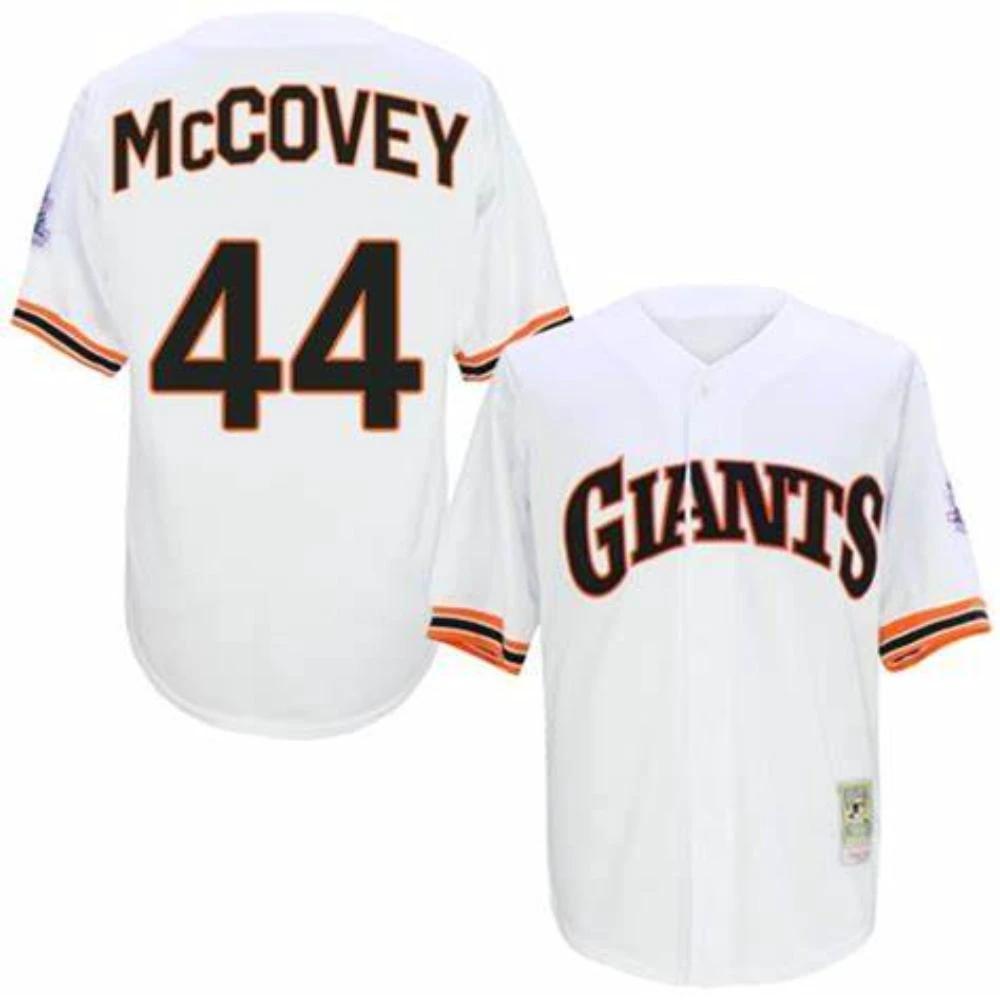 San Francisco Giants Willie McCovey White 1989 Throwback Jersey by My Store