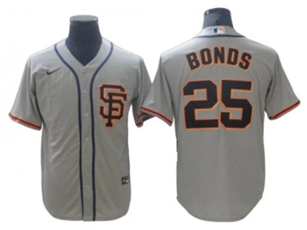 San Francisco Giants #25 Barry Bonds Gray Alternate Cool Base Jersey by My Store