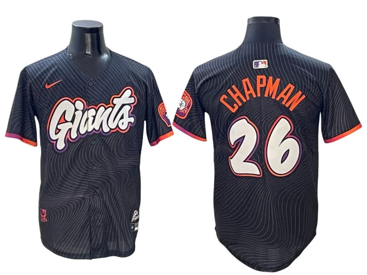 San Francisco Giants #26 Matt Chapman Black 2025 City Connect Jersey by My Store