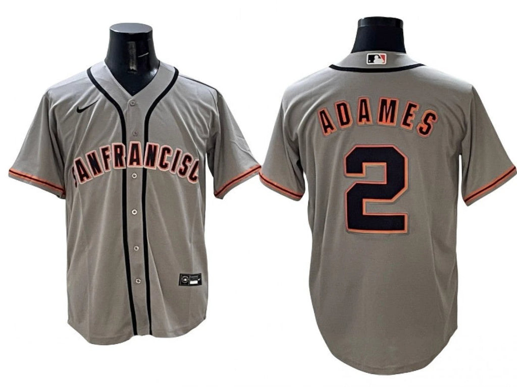 San Francisco Giants #2 Willy Adames Gray Limited Jersey by My Store