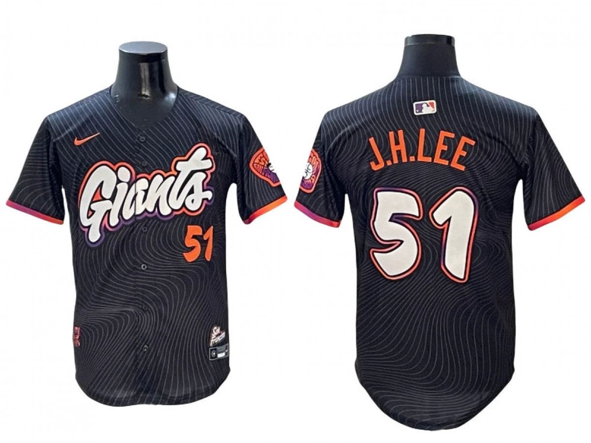 San Francisco Giants #51 Jung Hoo Lee Black 2025 City Connect Limited Jersey by My Store