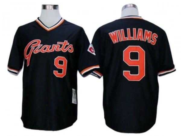 San Francisco Giants #9 Matt Williams Black Throwback Jersey by My Store