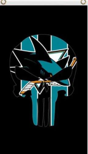 San Jose Sharks Flag 3X5Ft Polyester Digital Print Banner USA by flagsjustdoit