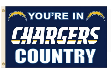 Los Angeles Chargers Flag-3x5FT NFL San Diego Chargers Banner-100% polyester-super bowl by flagsshop