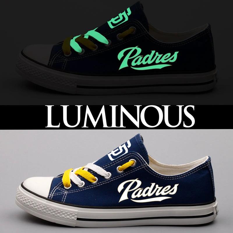 San Diego Padres Limited Print Low Top Canvas Shoes Sport Sneakers For Men Women Fans by Crocs