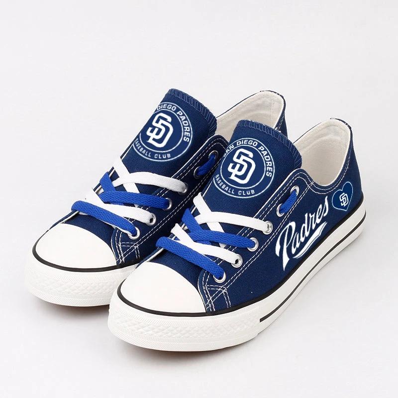 San Diego Padres Limited Print Low Top Canvas Shoes Sport Sneakers For Men Women Fans by Crocs