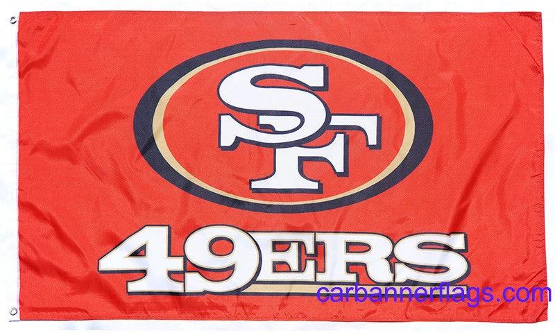 San Francisco 49ers Flag-3x5FT NFL SF 49ers Banner-100% polyester by flagsshop