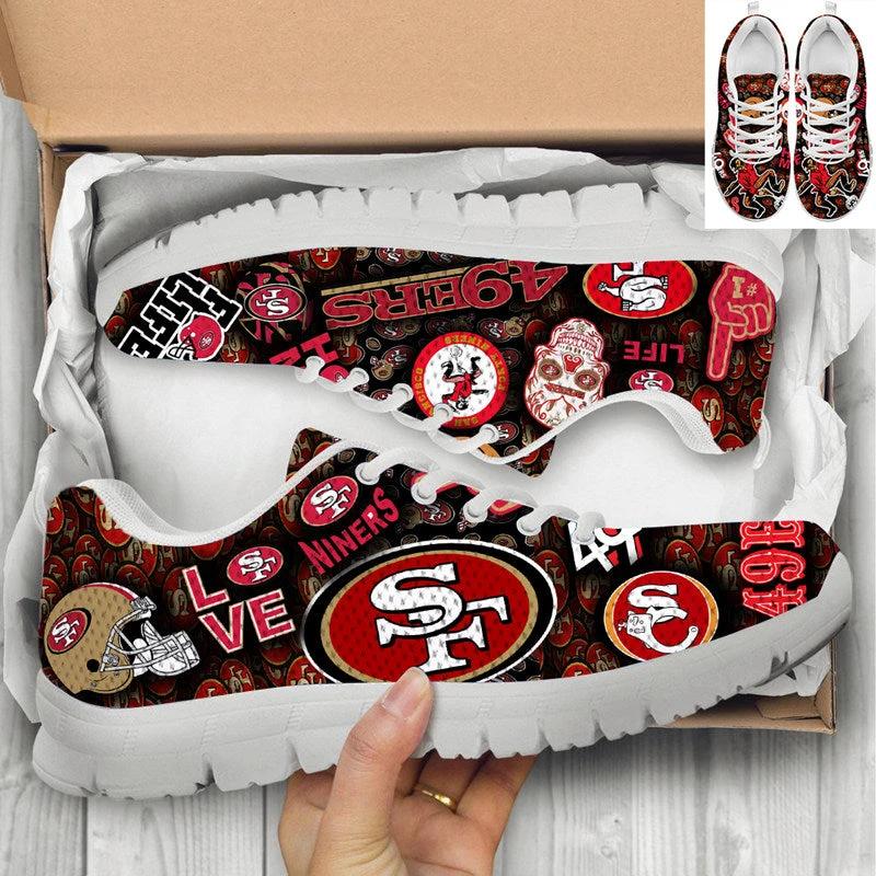 San Francisco 49ers Goniners NLF Sneaker Shoes For Men Women Fans by Crocs