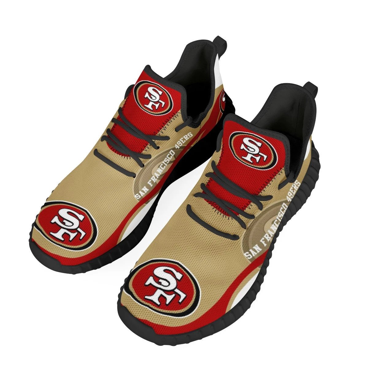 San Francisco 49ers Sneaker Shoes NFL For Men Women Fans by Crocs