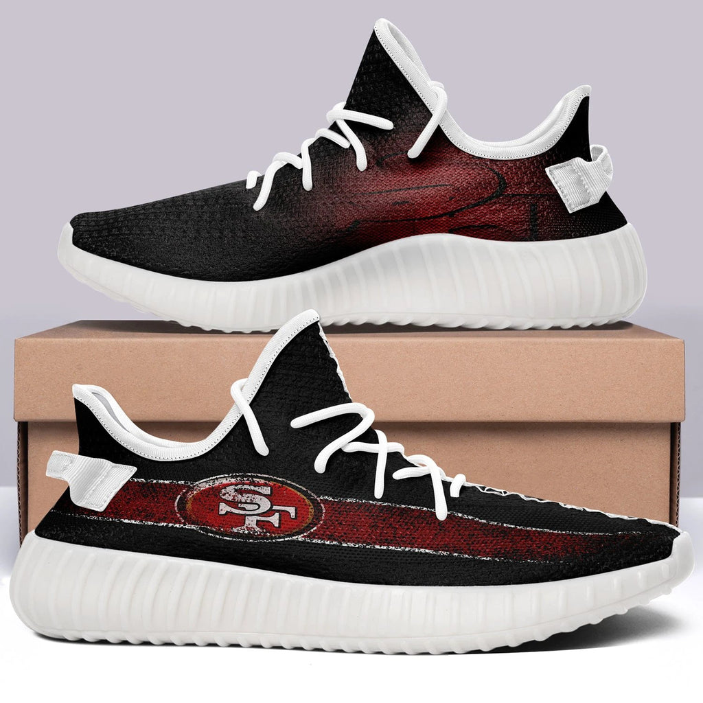 San Francisco 49ers V1 NFL 350v Yeezy Sneakers For Men Women Fans by Crocs