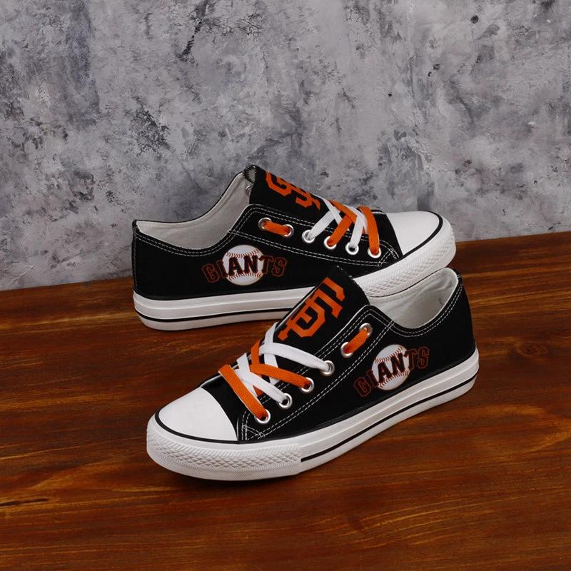 San Francisco Giants Limited Print Low Top Canvas Shoes Sport Sneakers For Men Women Fans by Crocs