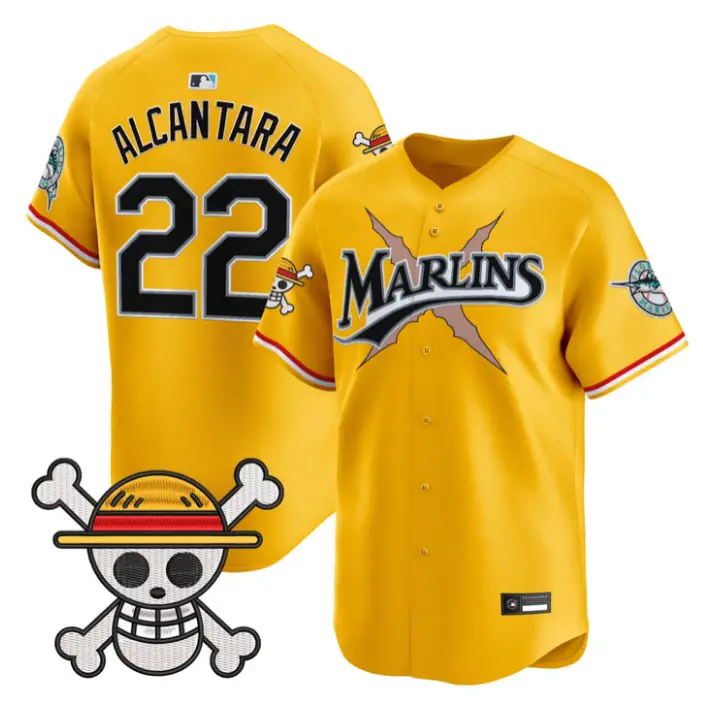 Sandy Alcantara Jersey #22 Miami Marlins One Piece Premier Stitched by My Store