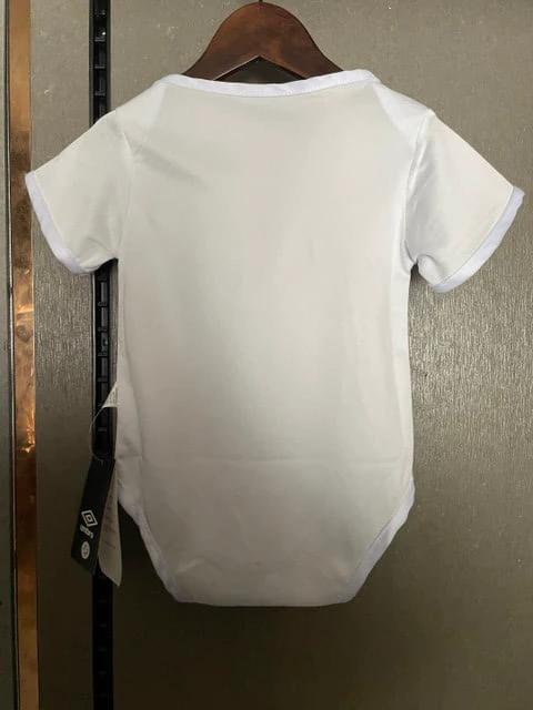Santos 2025-26 Future Peixe Star Soccer Baby Bodysuit – White by Soccer Jersey