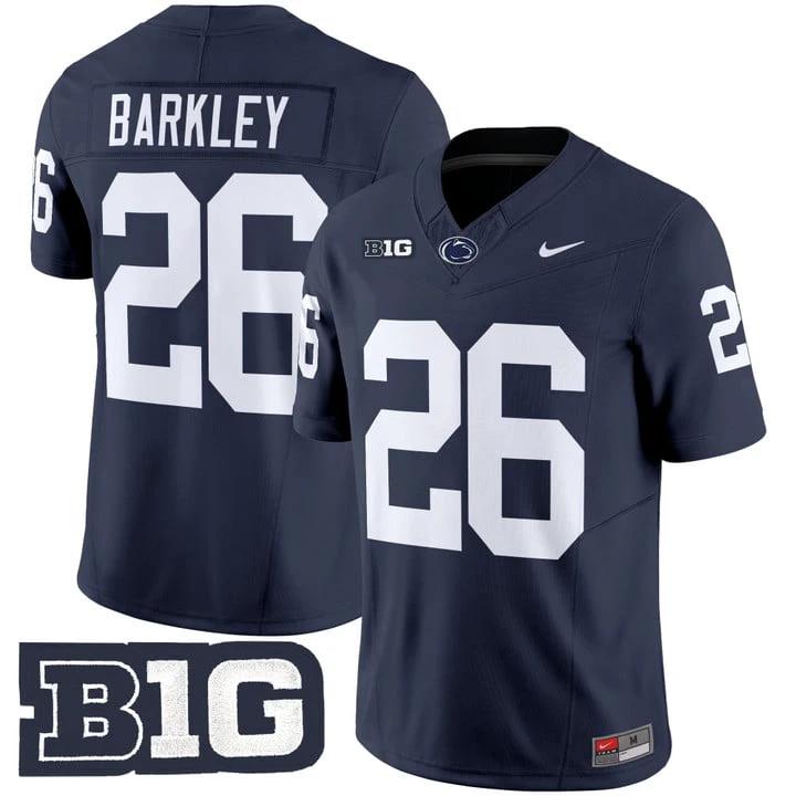 Saquon Barkley Jersey #26 Penn State Limited 2025 Stitched Navy by My Store