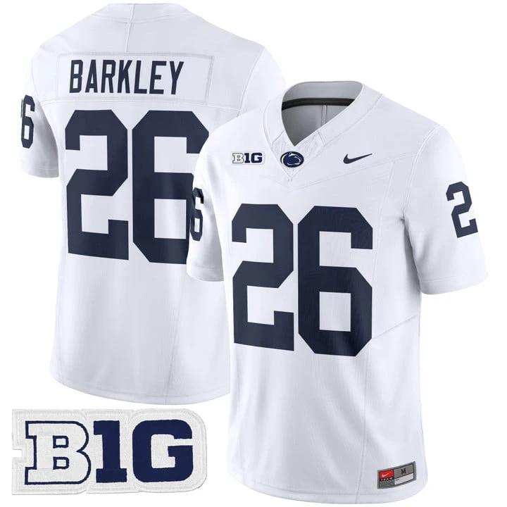 Saquon Barkley Jersey #26 Penn State Limited 2025 Stitched White by My Store