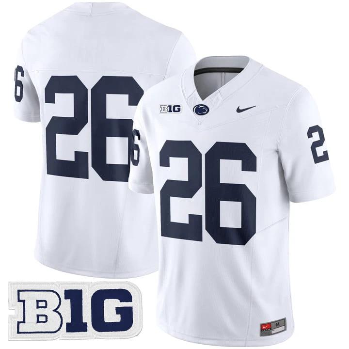 Saquon Barkley Jersey #26 No Name Penn State Nittany Lions 2025 Stitched by My Store NCAA Football Jerseys