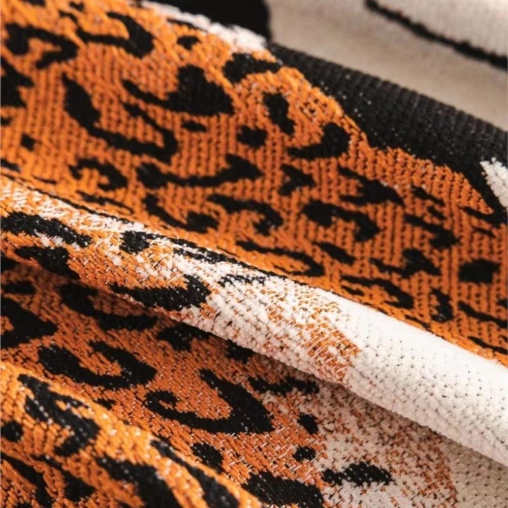 Savara Leopard Sofa Throw Blanket by Casa & Beyond