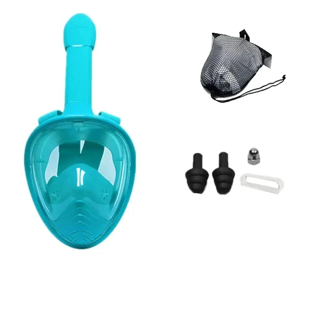 Oceavue Snorkel Mask | 180° Full Face | Anti-Fog & Leak Proof | For Kids & Adults by BowLift