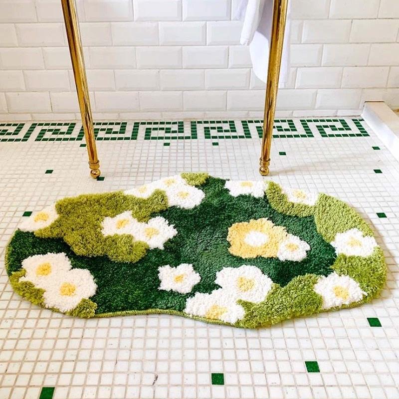Green Garden Rug by Bowlift