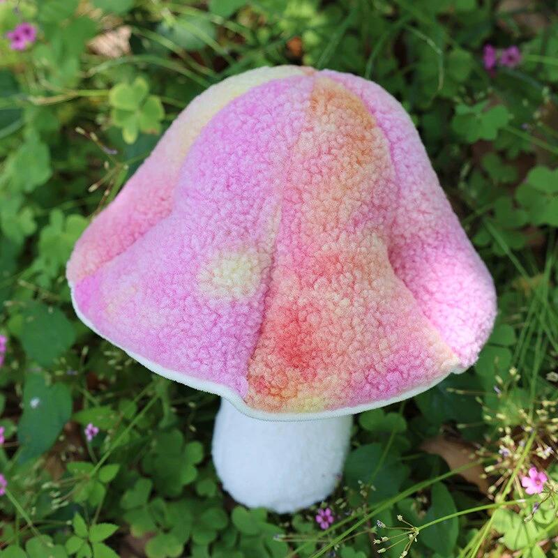 Fluffy Mushroom Cushion by Bowlift