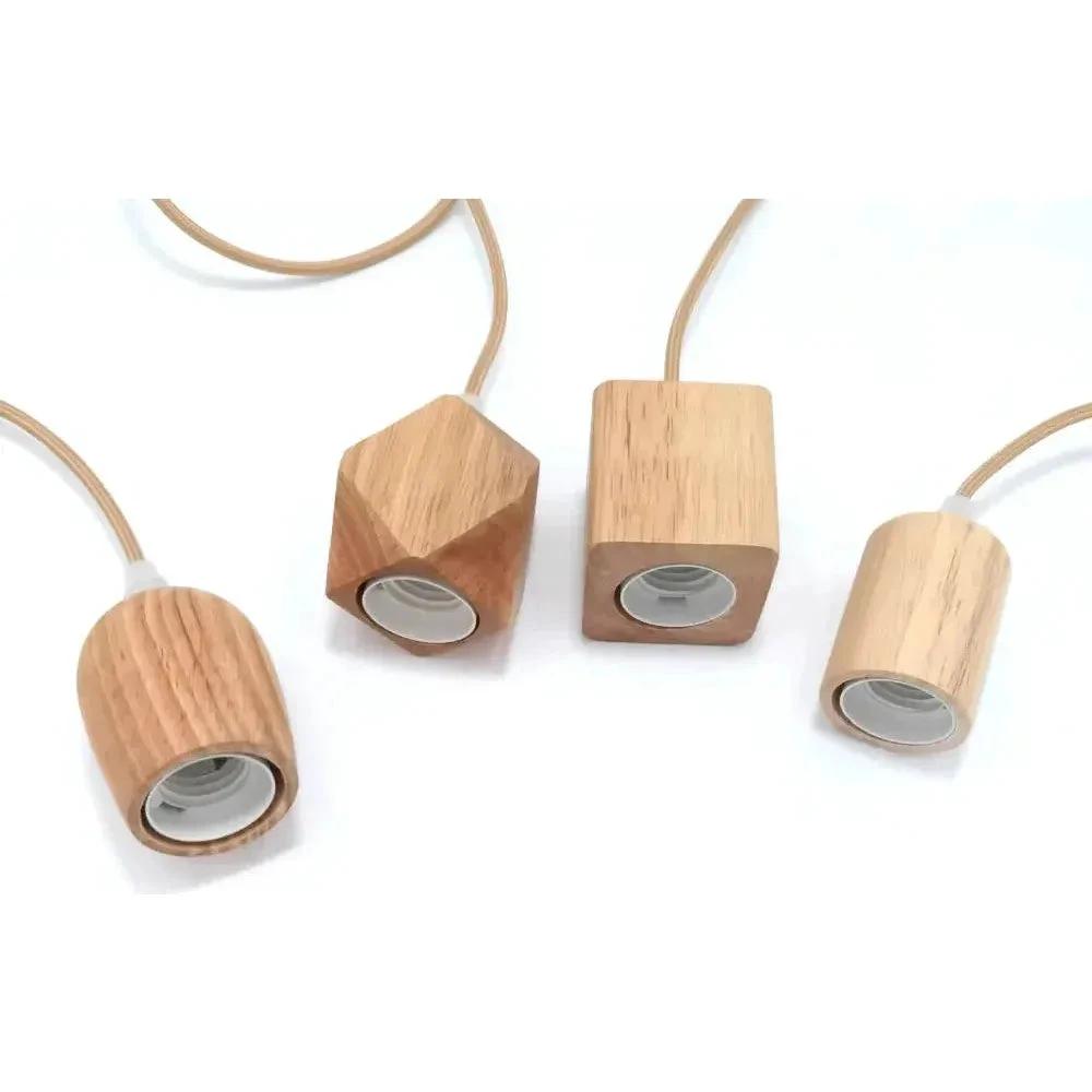 Handcrafted wooden pendant lamp with a naturally warm aura and timeless charm Bowlift by Bowlift