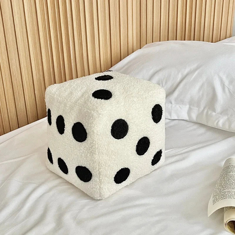 Dice Plush Cushion by Bowlift