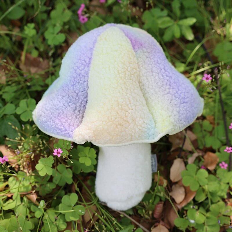 Fluffy Mushroom Cushion by Bowlift