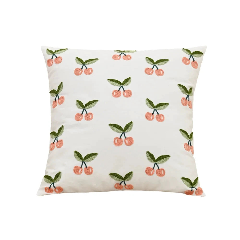 Blossom & Cherry Cushion Cover by Bowlift