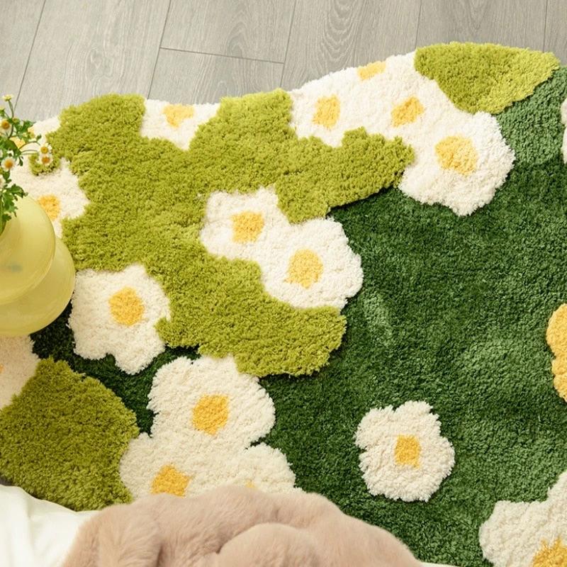 Green Garden Rug by Bowlift