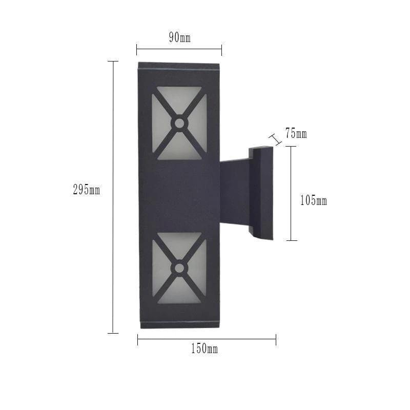 SkyGlow Outdoor LED Wall Light Bowlift by Bowlift